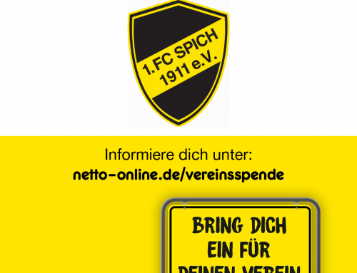 Gemeinsam Gutes tun: Unterstütze den 1. FC Spich 1911 e.V. mit deiner Spende bei Netto