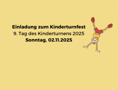 Turnen mit Spaß – Einladung zum Kinderturnfest am 2. November!