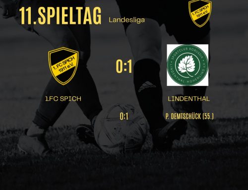 11. Spieltag: 1.FC Spich – Borsussia Lindenthal-Hohenlind