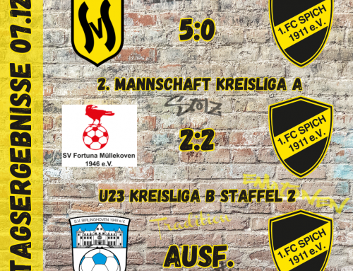 Spielergebnisse vom Wochenende