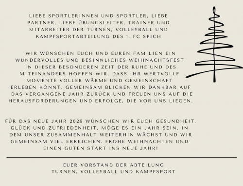 Frohe Weihnachten und einen guten Start ins neue Jahr 2026