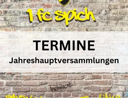 Jahreshaupt- und Abteilungs-versammlungen