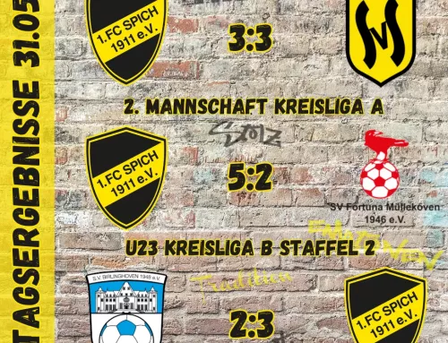 Spielergebnisse vom Wochenende
