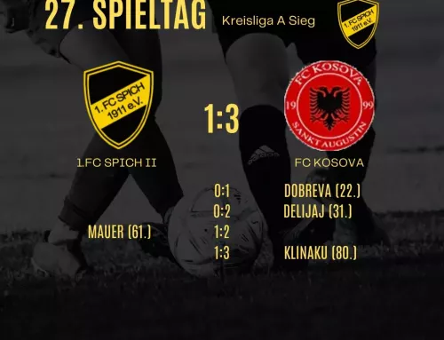 27. Spieltag: 1.FC Spich 2 – FC Kosova