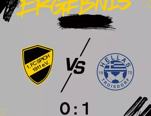 27. Spieltag: 1.FC Spich U23 – Hellas Troisdorf