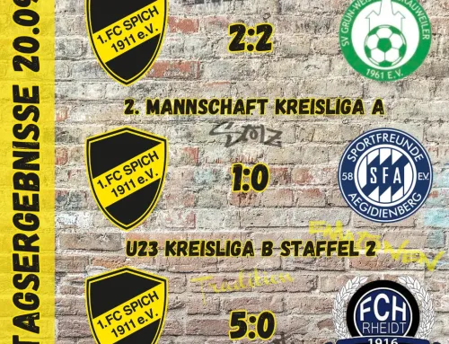 ⚽🖤💛 ERGEBNISSE VOM HEIMSPIELTAG
