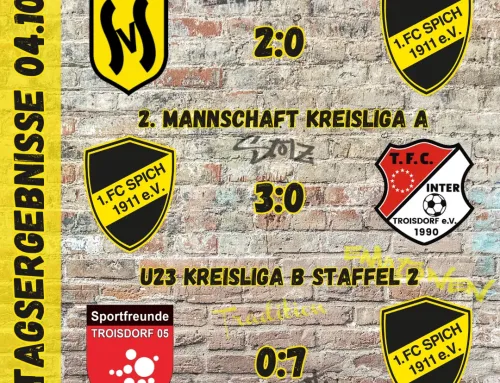 ⚽🖤💛 ERGEBNISSE VOM SPIELTAG