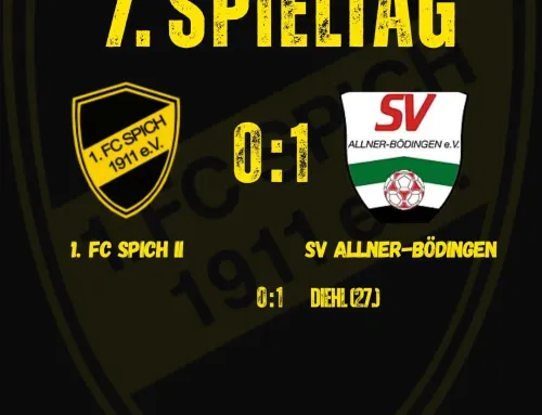 7. Spieltag: 1.FC Spich 2 – SV Allner-Bödingen